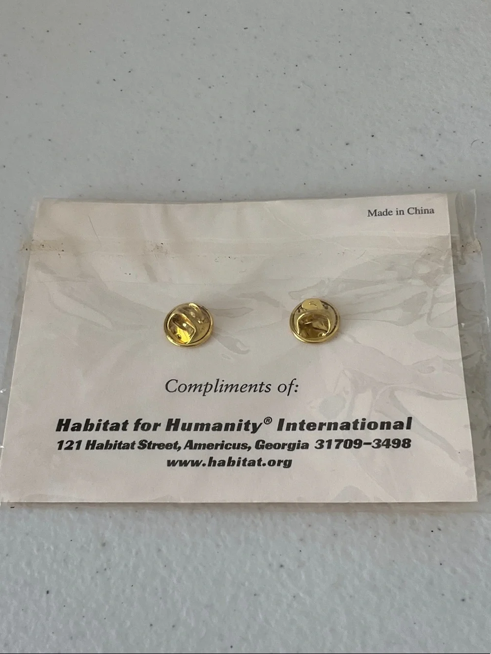 PEACE' Decorative Pin